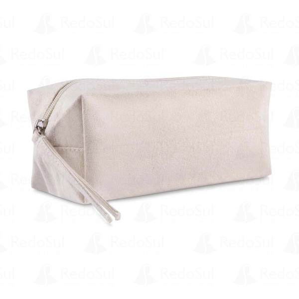 Necessaire em algodão reciclado 340g Personalizada